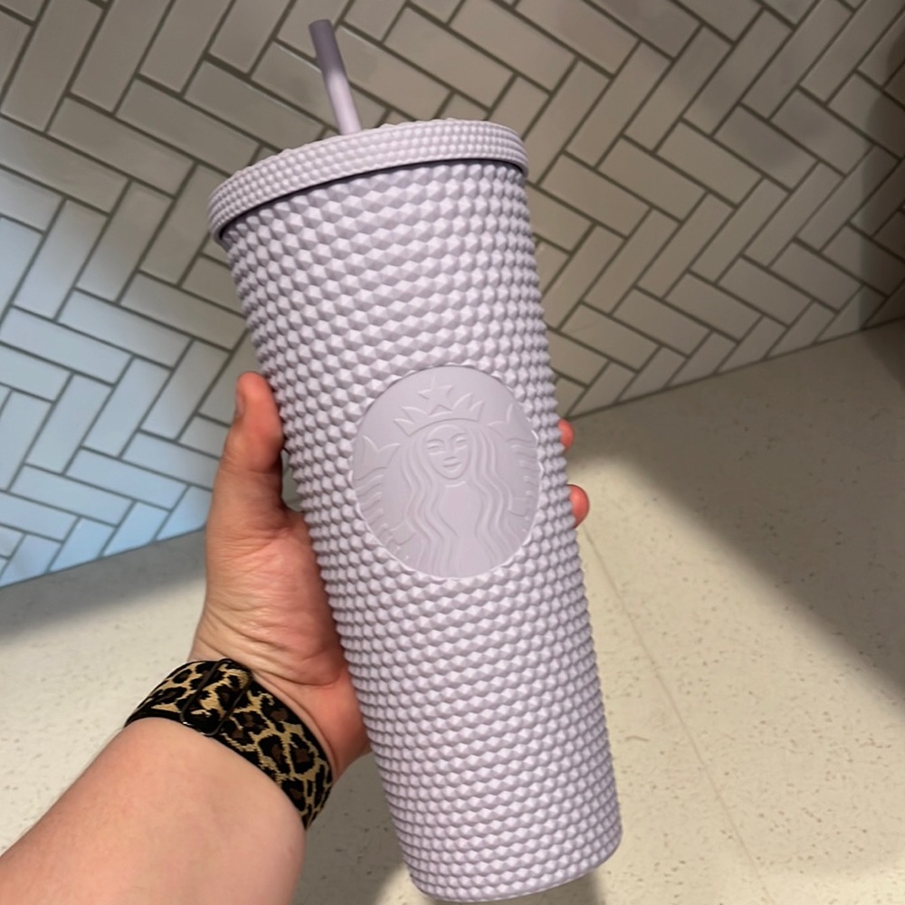 2021 Matte Purple Studded Starbucks Tumbler